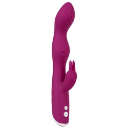 Фиолетовый вибратор A   G-Spot Rabbit Vibrator для стимуляции зон G и A - 23,6 см.