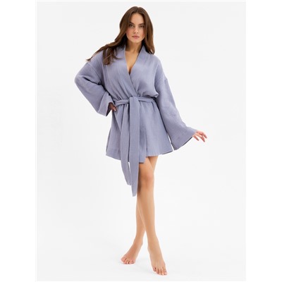 Халат домашний женский KAFTAN Basic, размер 48-50, серый