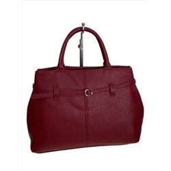 Женская сумка из искусственной кожи, цвет бордовый