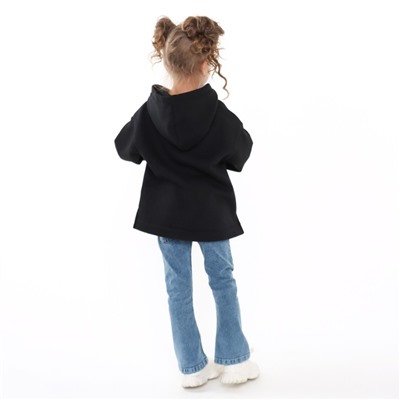 Толстовка для девочки Mark Formelle, чёрная, рост 104 см