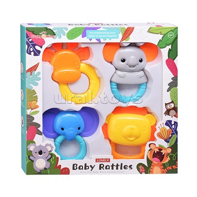 Набор погремушек "Весёлое детство" в коробке