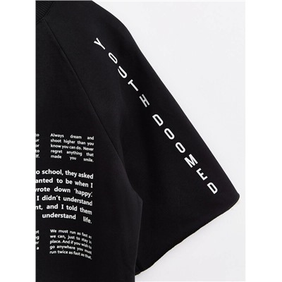 Платья CONTE LPL 1639 Платье из футера свободного кроя «Blurred»