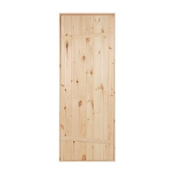 Дверной блок для бани и сауны, 180×70 см, деревянный