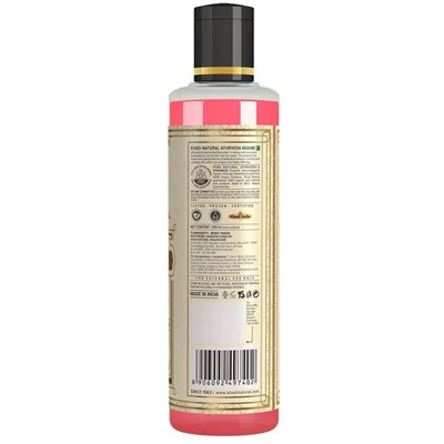 Khadi Natural Гель для душа с Медом и экстрактом Розы (без парабенов и СЛС) 210 мл