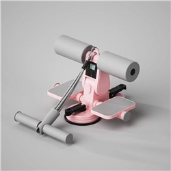 Тренажер для пресса с двойными присосками, регулируемой высотой