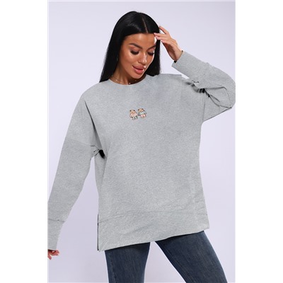 Худи женское с разрезами по бокам 003