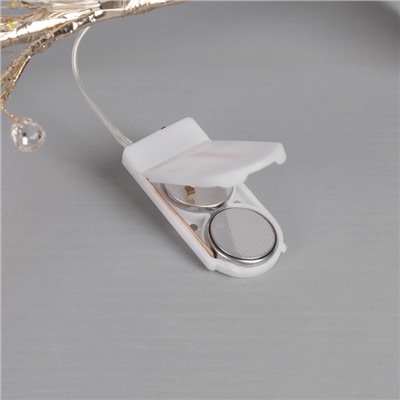 Фигура светодиодная «Бусины» 48×30x3 см, 20 LED, батарейки CR2032×2 (в комплекте), свечение тёплое белое