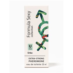 Туалетная вода женская с феромонами Formula Sexy collection Erba U112, 30 мл