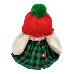 Зайка Ми в шапке со снежинкой (большой)