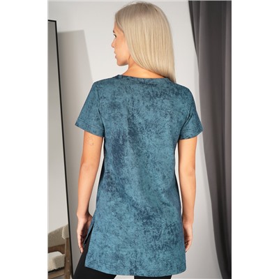 Женская удлиненная футболка с разрезами Happyfox