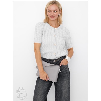 Сумка женская кожаная 99119NN l.gray Natale Navetta в Новосибирске