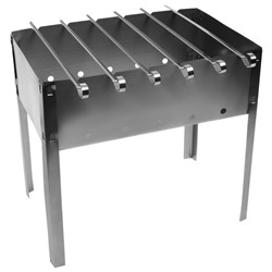 Мангал maclay «Эконом», 6 шампуров, 40×25×40 см, металлический, разборный