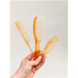 Набор парикмахерский, 4 предмета, 22(±1) см, цвет «янтарный»