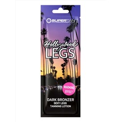 SuperTan Темный бронзатор для загара ног с разогревающим эффектом и коллагеном / Hollywood Legs, 10 мл 27881