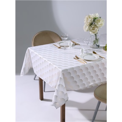 Скатерть «Этель» с тиснением, 100×140±5 см, 100% п/э, 120 г/м²
