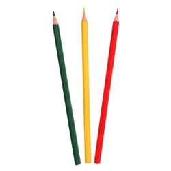 Карандаши Calligrata, цветные, 6 цветов, эконом, шестигранные, пластиковые