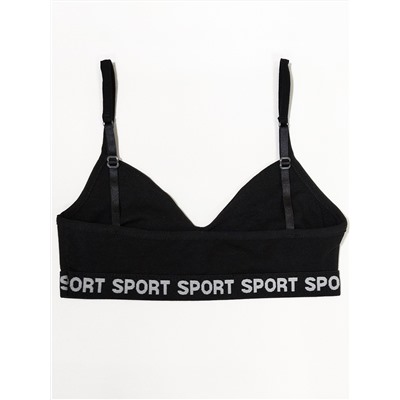 4026-02 Топ для девочки черный (BAYKAR)