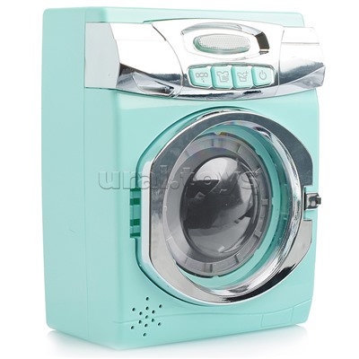 Бытовая техника "Стиральная машина" с аксессуарами, в коробке (цвет мятный)