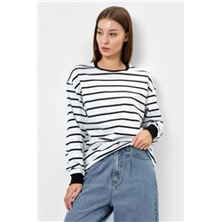 Джемпер женский 122736 (Молочная полоска)