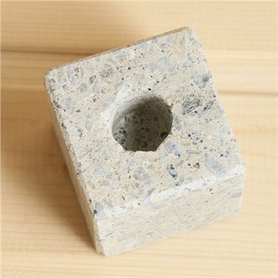 Испаритель для бани и сауны, талькохлорит, 6×6×6 см, 1 отверстие