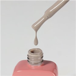 Гель лак для ногтей, однотонный, трехфазный, 10 мл, LED/UV, нюдовый (107)