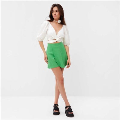 Юбка-шорты женская MIST Summer time, зелёная, размер 44