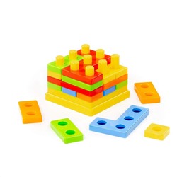 Полесье Игрушка развивающая "3D пазл" №1 (23 элемента) (в сеточке)