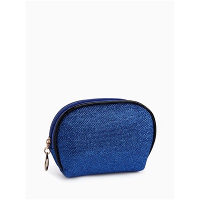 Набор простых косметичек на молниях 3 в 1, синий
