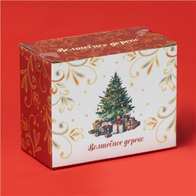 Салфетница новогодняя Доляна «Волшебное дерево», 9.5×4.5×7 см