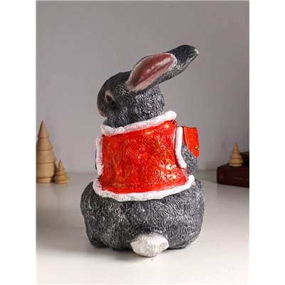 Фигурка полистоун «Зайка с подарком», 33×19×20.5 см