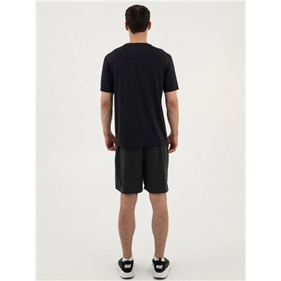 Футболка со вставками мужская Resport, бифлекс, размер M (48), чёрная