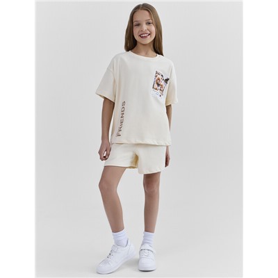 КОМПЛЕКТ ДЛЯ ДЕВОЧЕК (БЛУЗА, ШОРТЫ) 197728