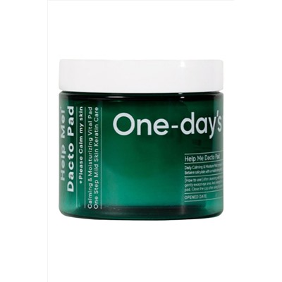 One-day's you Тонер-пэды увлажняющие / Help Me Dacto Pad, 60 пэдов KRISTALLER, 1109493