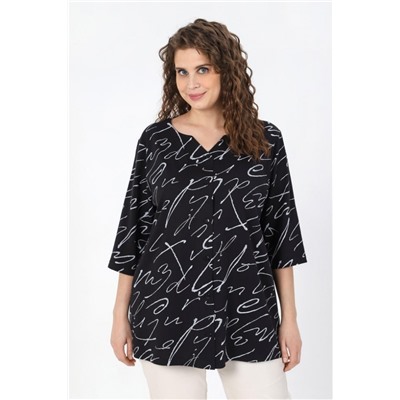 Блузка Мода-2 (Черный)