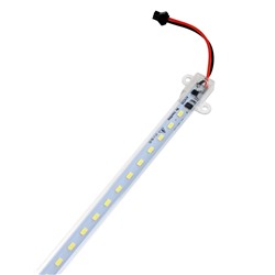 Светильник линейка 1 метр, в корпусе, 12 Вт, 1800 Лм, SMD5630, 76 Led, 6500 K, 220 В