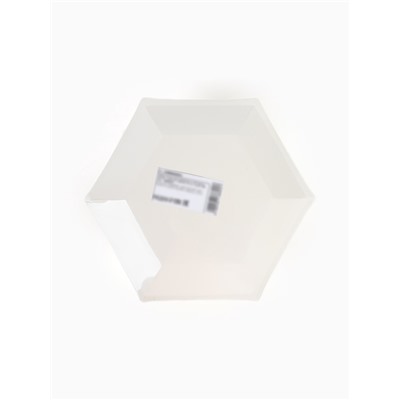 Посуда одноразовая бумажная на 20 персон, 40 предметов, бело-золотой цвет