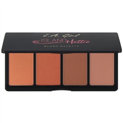 L.A. Girl, Палетка румян Island Hottie Blush Palette, 4 г (каждый оттенок)