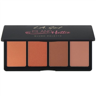 L.A. Girl, Палетка румян Island Hottie Blush Palette, 4 г (каждый оттенок)