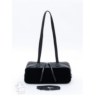 Сумка женская кожаная 6658-1VG black Vitelli Grassi в Новосибирске