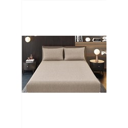 Простыня на резинке Страйп Меланж с высотой борта 25 см НАТАЛИ, 1127596