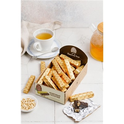 Кедровые палочки / Классические / шоу-бокс / 640 г / ТМ Сибирский кедр