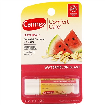 Carmex, Бальзам для губ Comfort Care, арбузный взрыв, 4,25 г (0,15 унции)