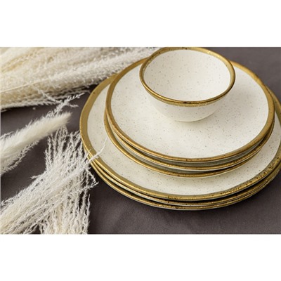 Салатник Magistro Poursephona, 300 мл, d=11.5 см, фарфор, белый