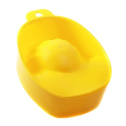 Domix Ванночка для маникюра, пластик, желтый 8583