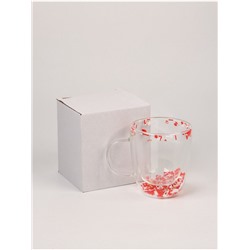 Кружка новогодняя с двойными стенками «Новогоднее настроение», 350 мл