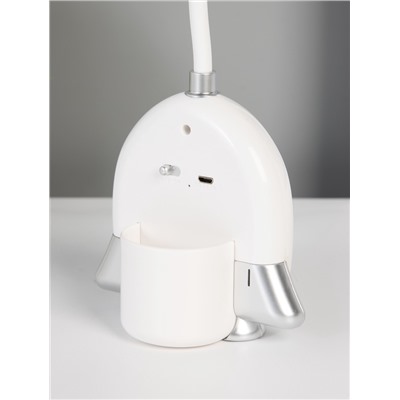 Ночник - карандашница «Ракета», 6хLED, 3 Вт, 5V, USB, АКБ, 2 режима, 7×11×27 см