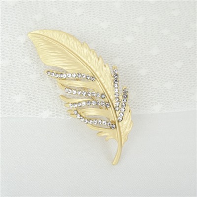 Брошь Перо / 2042 /уп 36/