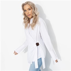 Рубашка на запах из хлопка, Переиграла всех