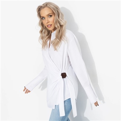 Рубашка на запах из хлопка, Переиграла всех