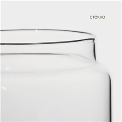 Банка стеклянная для хранения сыпучих продуктов BellaTenero «Эко», 1 л, 9.5×18 см, с бамбуковой крышкой